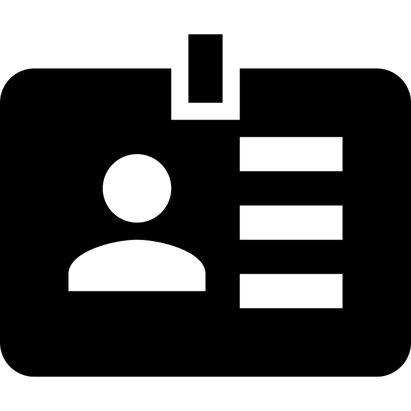 Badge-account-horizontal