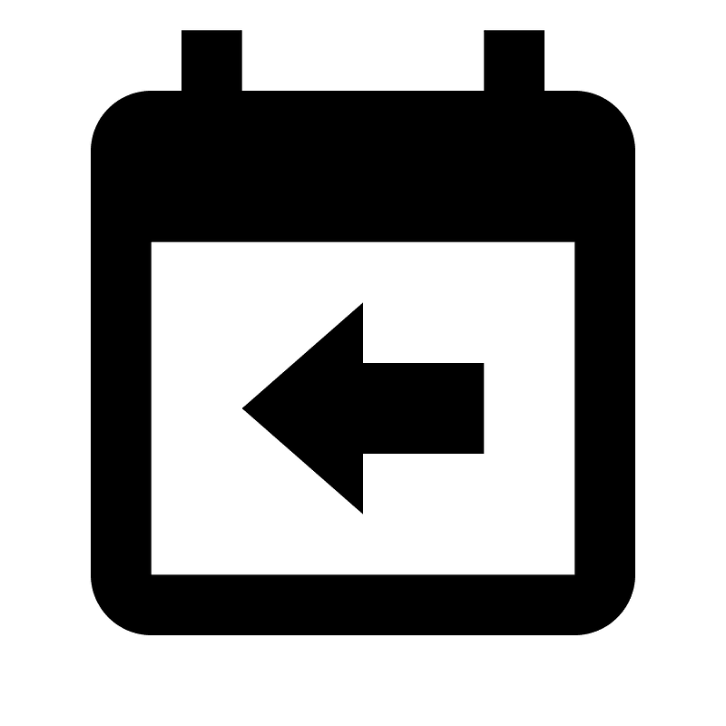 Calendar-arrow-left