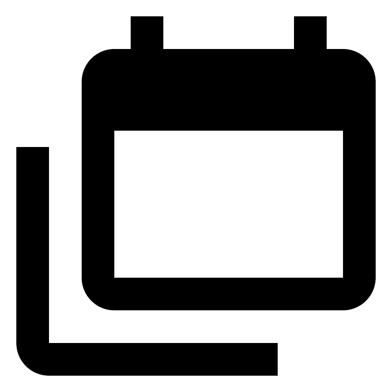 Calendar-blank-multiple