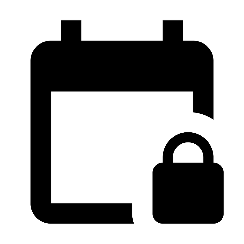 Calendar-lock