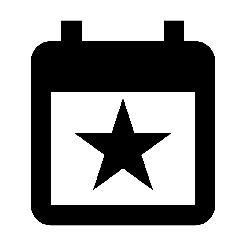 Calendar-star