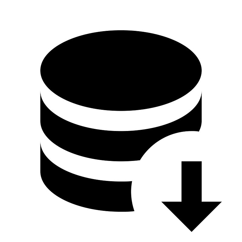 Database-arrow-down