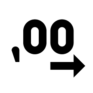 Decimal-comma-increase