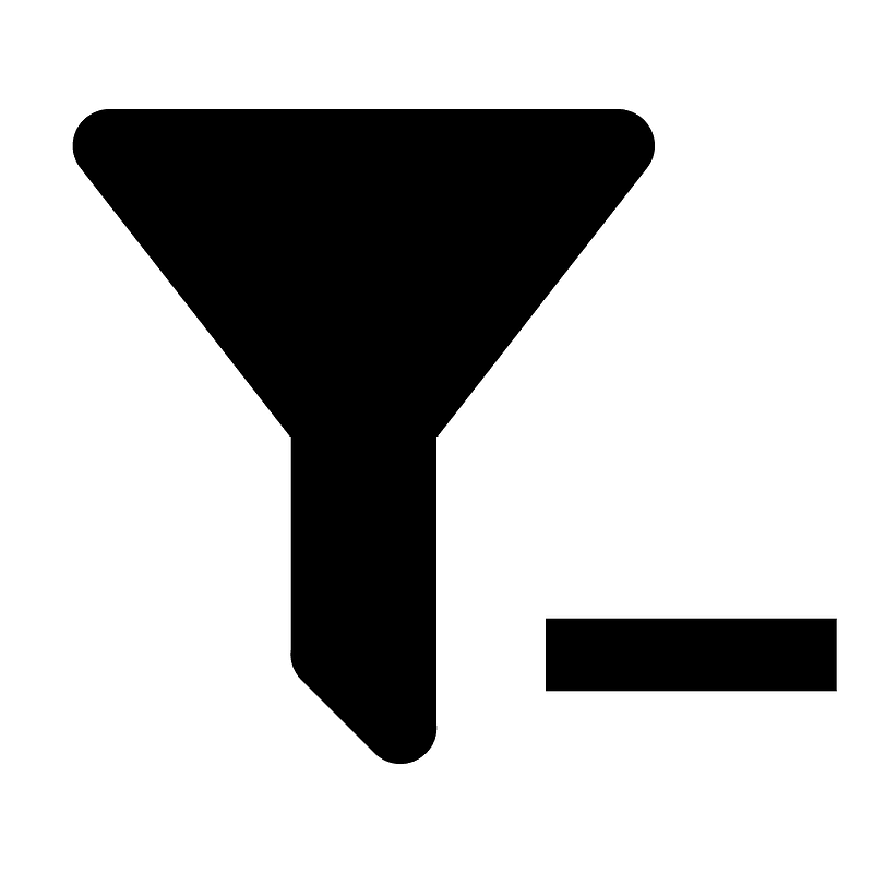 Filter-minus