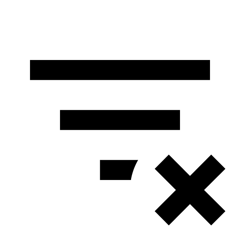 Filter-variant-remove
