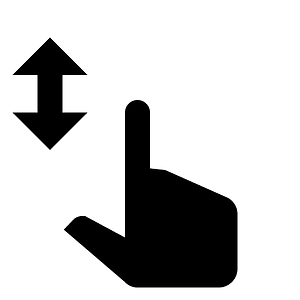 Gesture-swipe-vertical