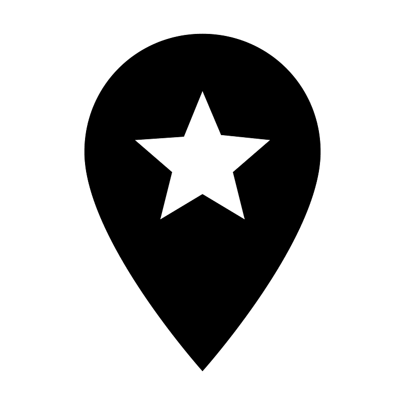 Map-marker-star