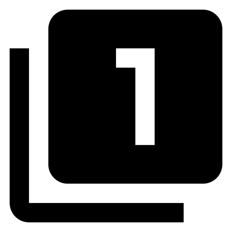 Numeric-1-box-multiple