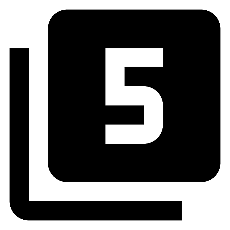 Numeric-5-box-multiple
