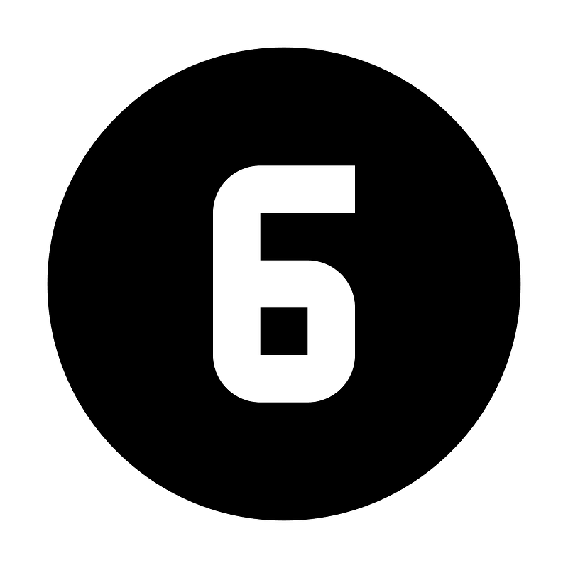 Numeric-6-circle