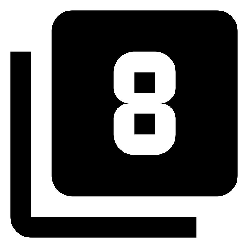 Numeric-8-box-multiple