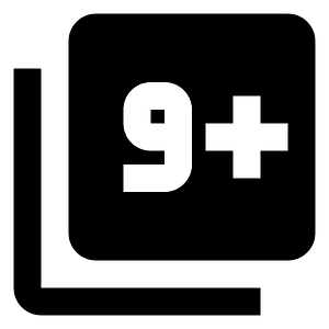 Numeric-9-plus-box-multiple