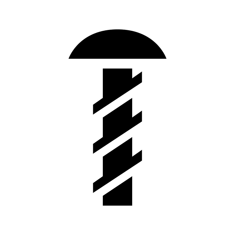 Screw-machine-round-top