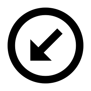 Arrow-bottom-left-thin-circle