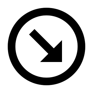 Arrow-bottom-right-thin-circle