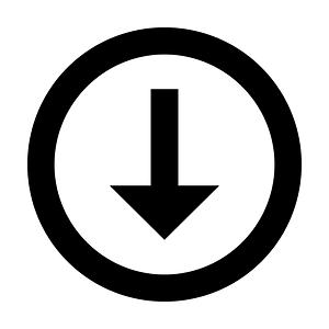 Arrow-down-thin-circle