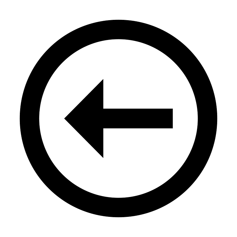 Arrow-left-thin-circle
