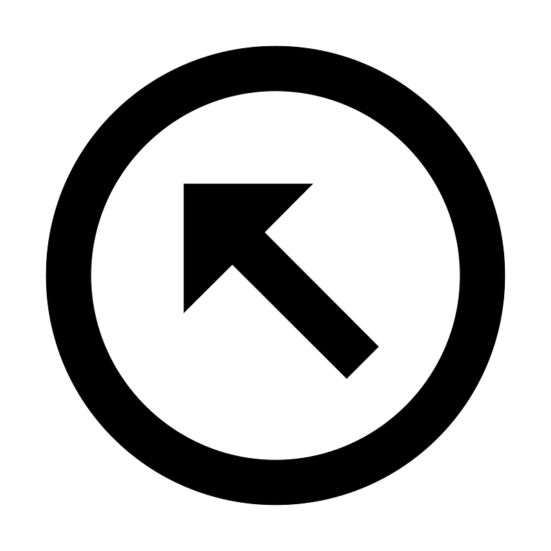 Arrow-top-left-thin-circle