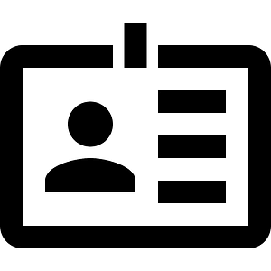 Badge-account-horizontal