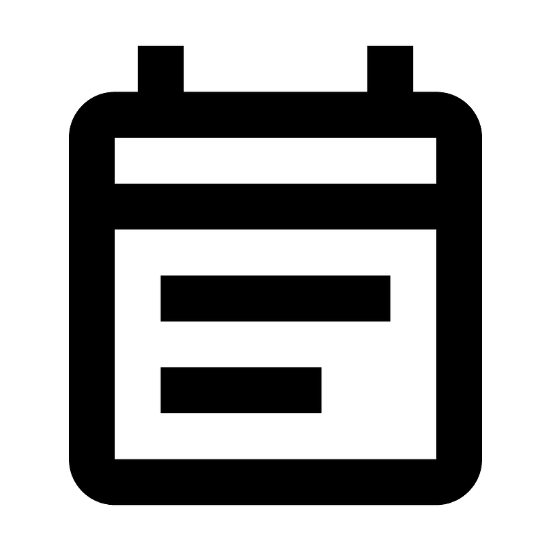 Calendar-text