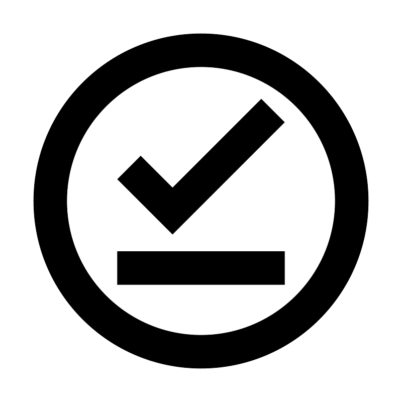 Check-underline-circle