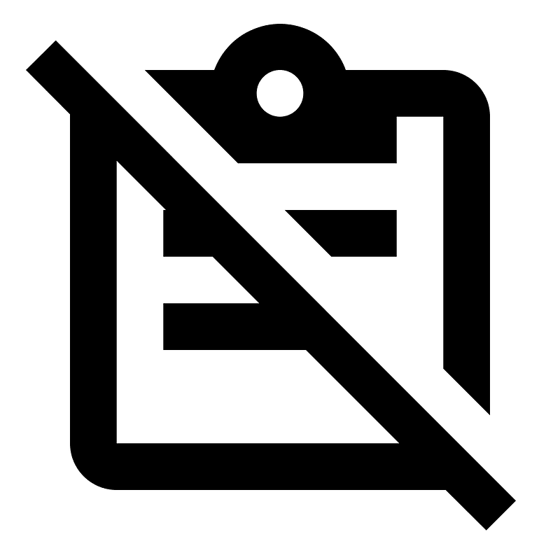 Clipboard-text-off