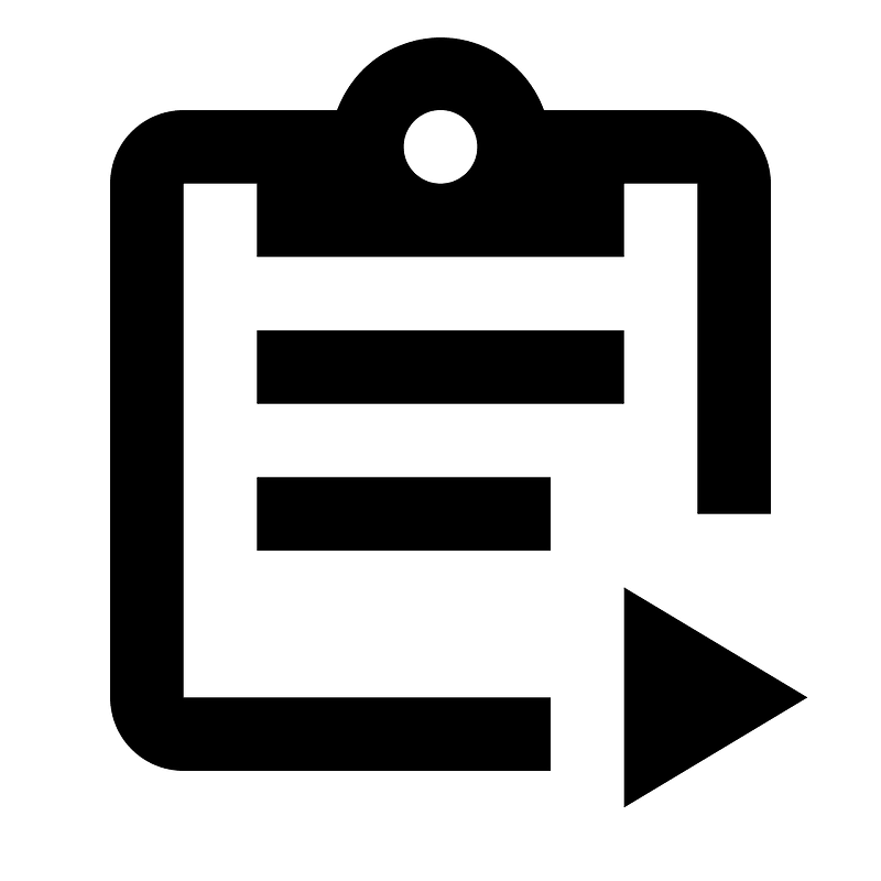 Clipboard-text-play