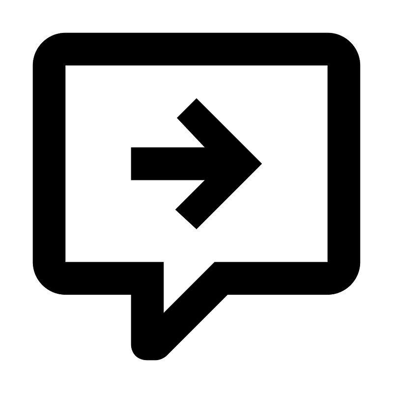 Comment-arrow-right