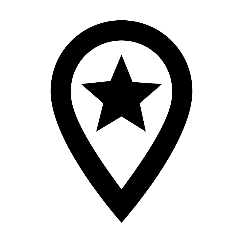 Map-marker-star