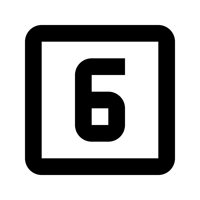 Numeric-6-box