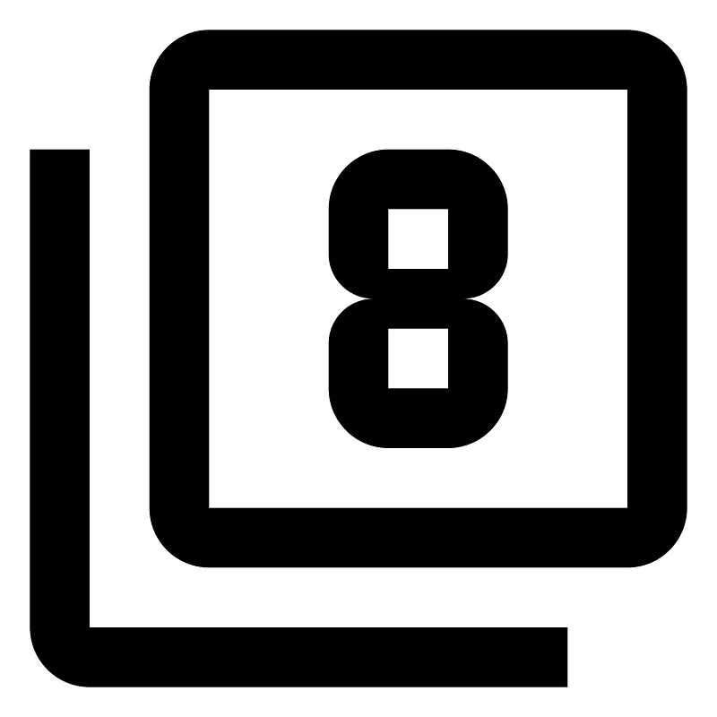Numeric-8-box-multiple