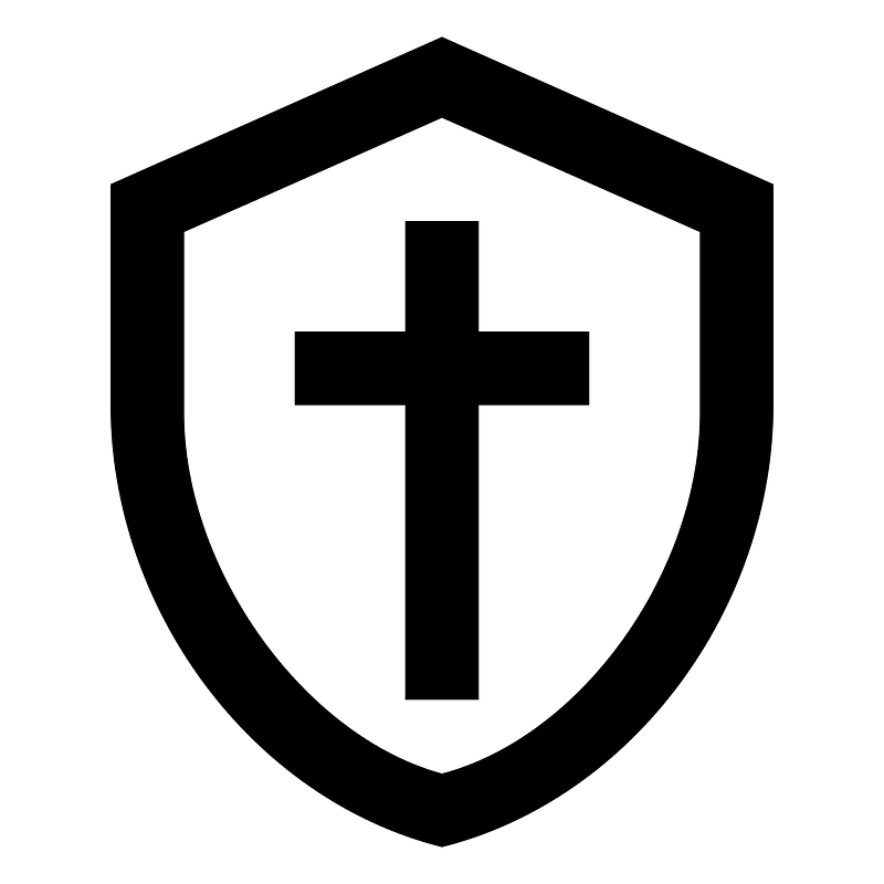 Shield-cross