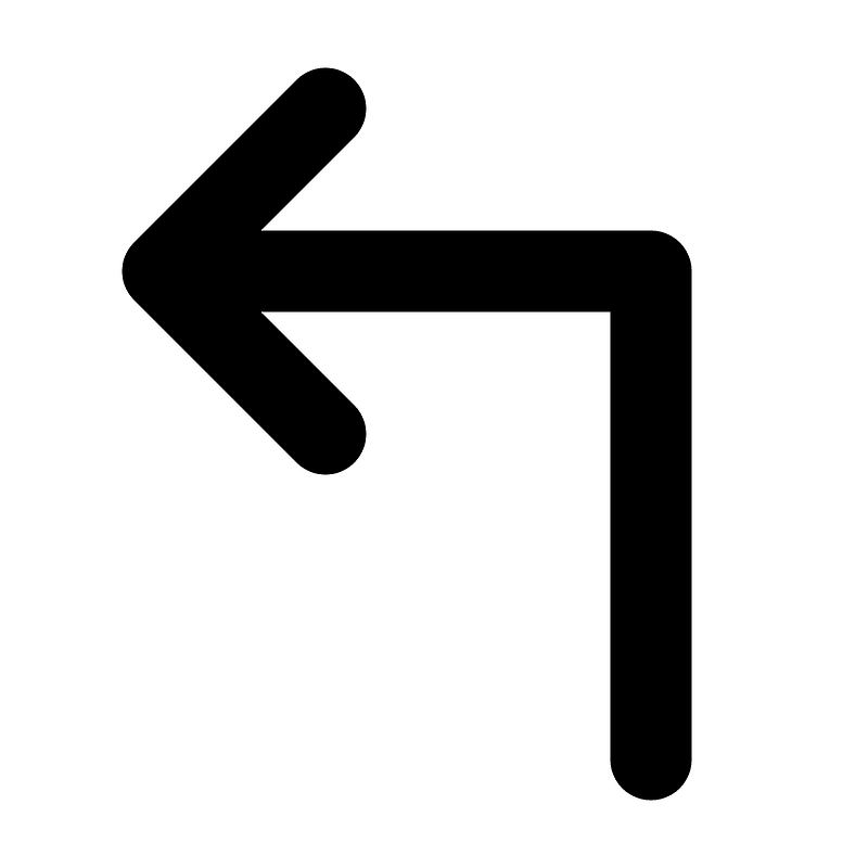 Arrow-elbow-up-left