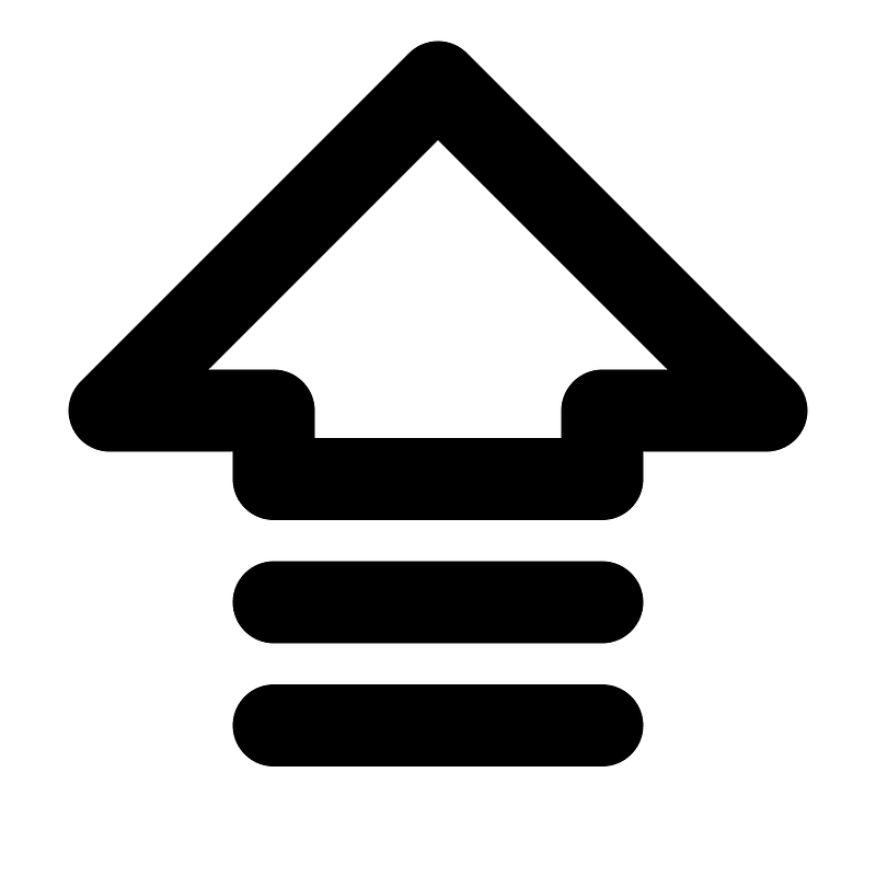 Arrow-fat-lines-up