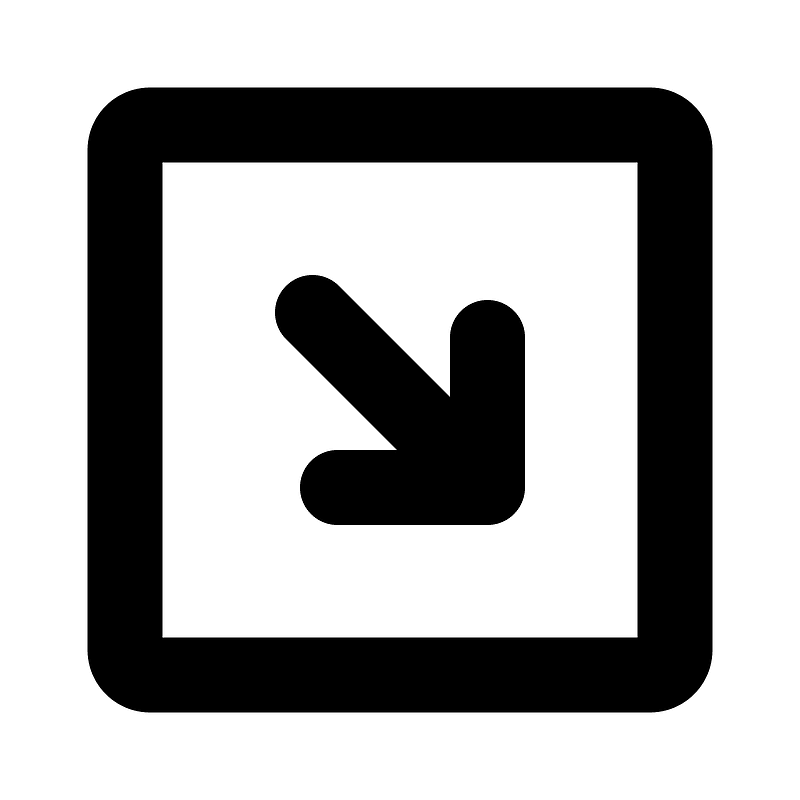 Arrow-square-down-right