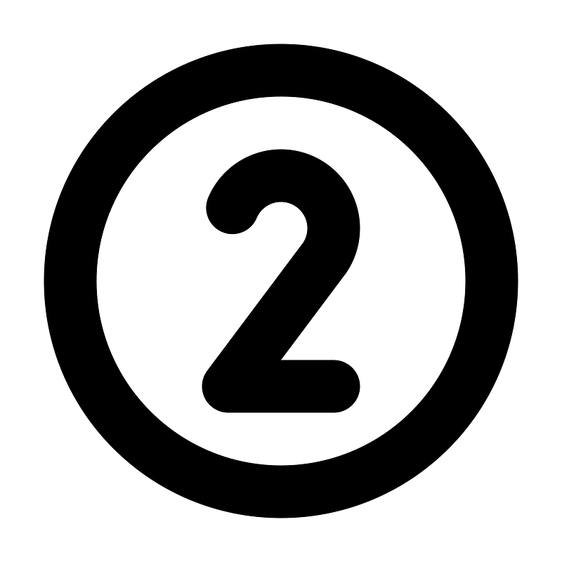 Number-circle-two