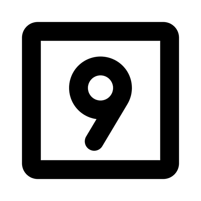 Number-square-nine
