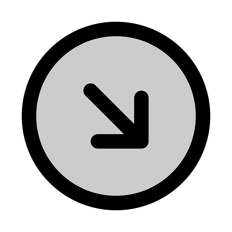 Arrow-circle-down-right