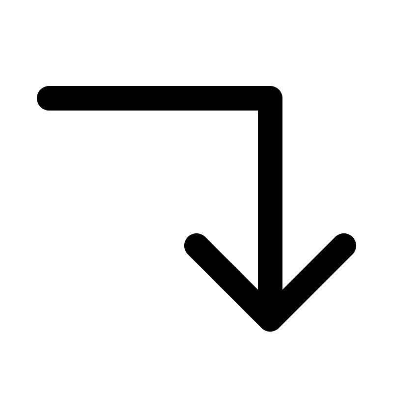 Arrow-elbow-right-down