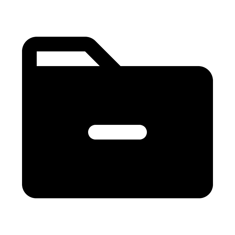 Folder-minus