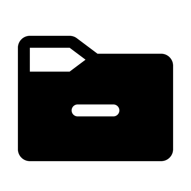 Folder-notch-minus