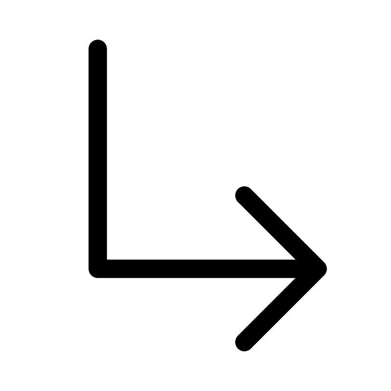 Arrow-elbow-down-right