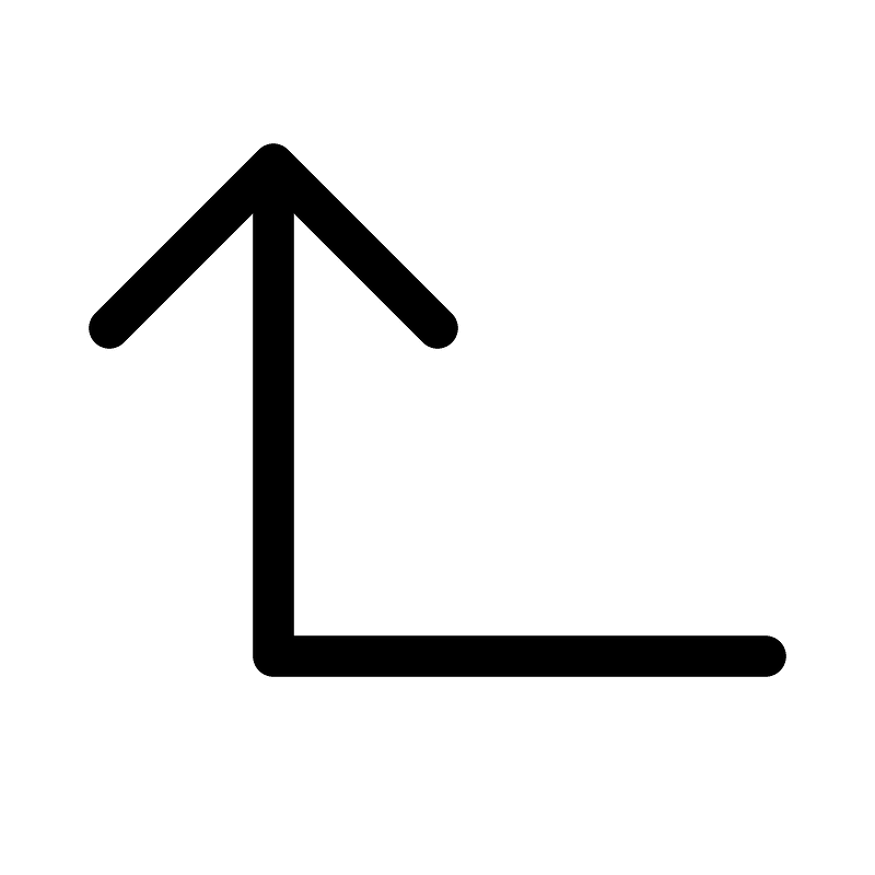 Arrow-elbow-left-up