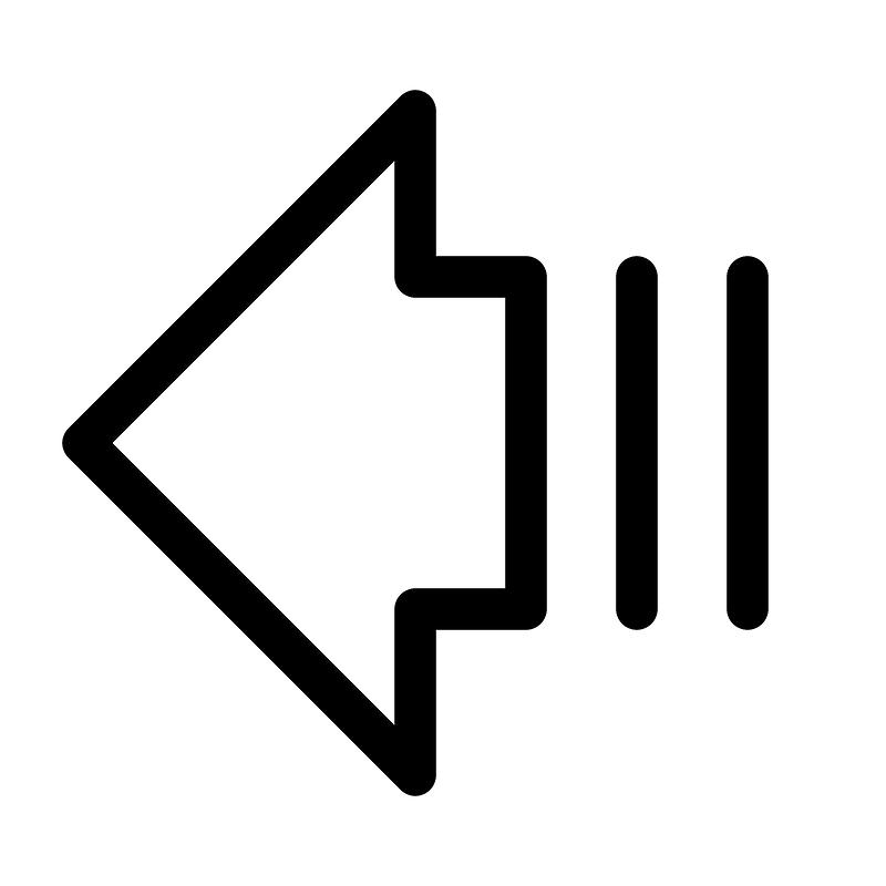 Arrow-fat-lines-left