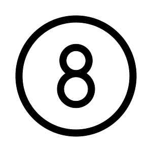 Number-circle-eight