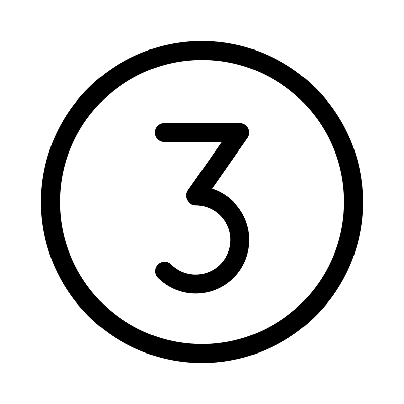 Number-circle-three