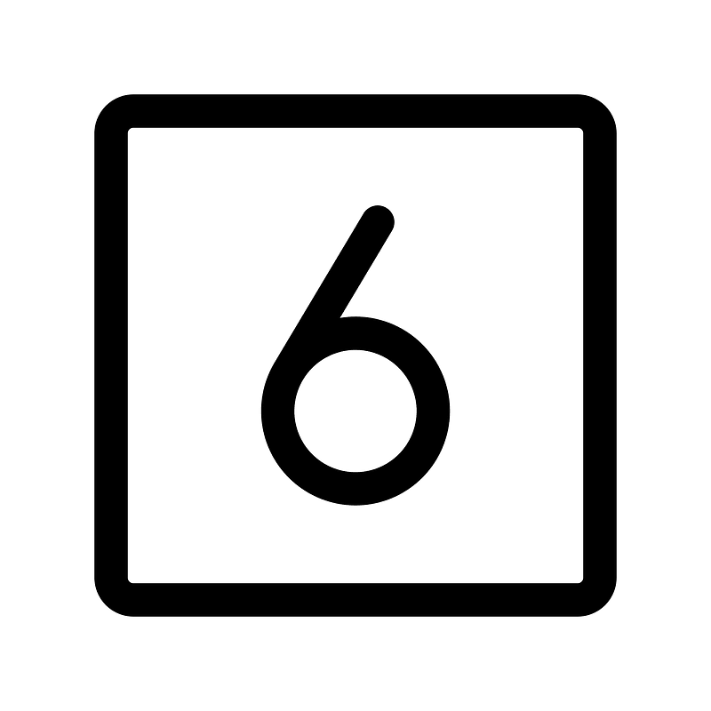 Number-square-six