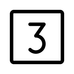 Number-square-three