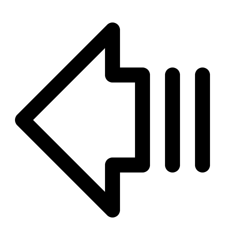 Arrow-fat-lines-left