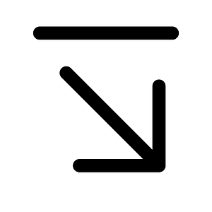 Arrow-line-down-right